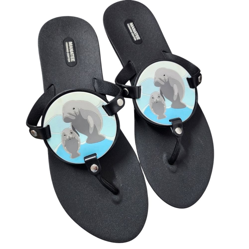 Women's‎ Manatee Black Sandals Size 9